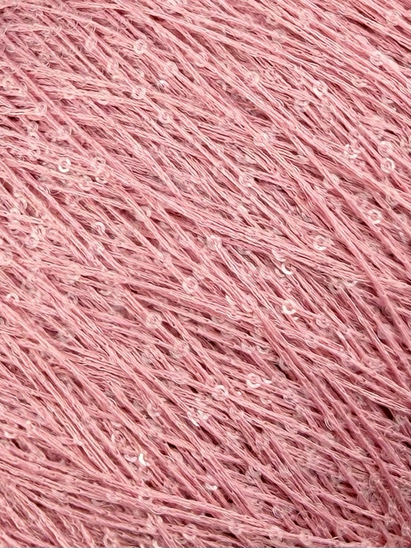 Torciatura di Domaso Art. Spangle Colours 4.5 – fil à paillettes col. Rose 308